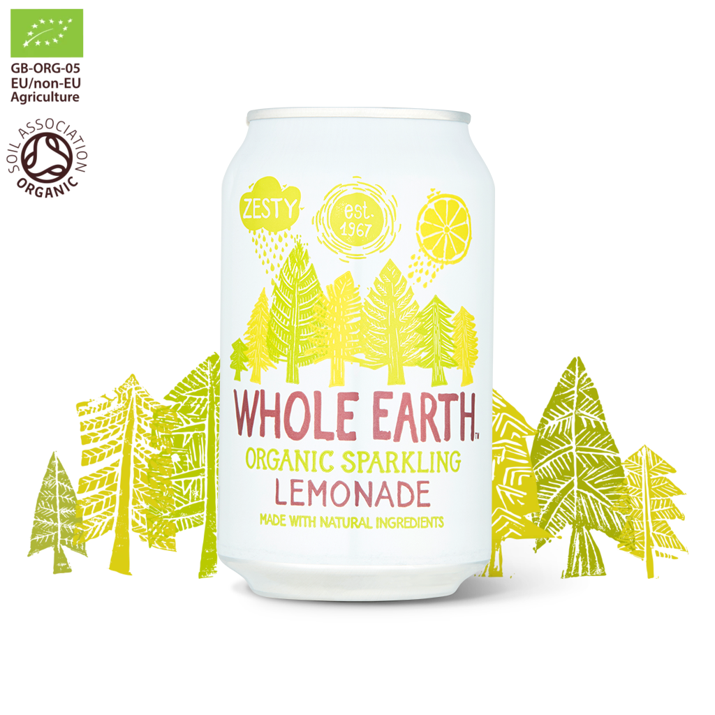 Whole Earth Organic Sparkling Lemonade Drink 330ml