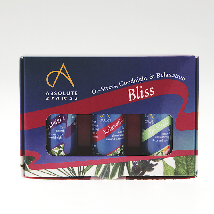 Absolute Aromas Bliss - Essential Oil Blends Kit Pack of 3