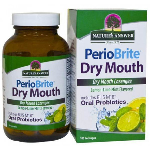 Natures Answer PerioBrite Dry Mouth 100 Lozenges