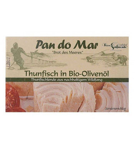Pan Do Mar Tuna in Organic Olive Oil 120g