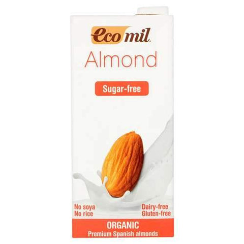 Ecomil Organic Almond Milk No Sugar 1L