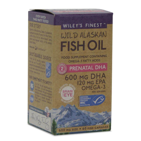 Wiley's Finest Prenatal DHA 60 Caps