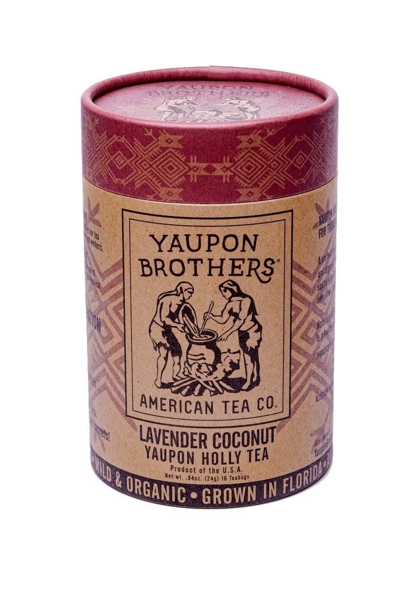 Yaupon Brothers Lavender Coconut Tea 16 Bags
