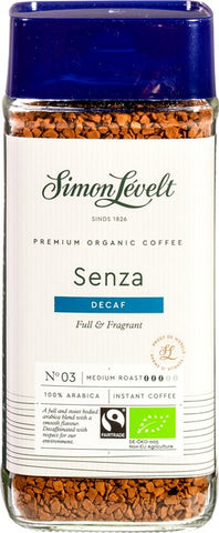 Simon Lévelt Organic Instant Coffee Senza Decaffeinated 100g