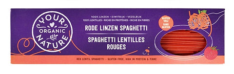 Your Organic Nature Red Lentil Spaghetti 250g