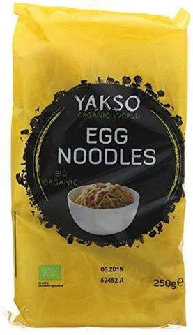 Yakso Organic Egg Noodles 250g