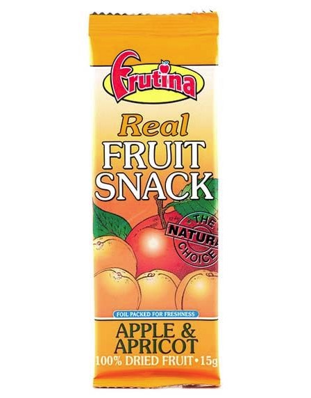 Frutina Apple & Apricot Dried Fruit Bar 15g