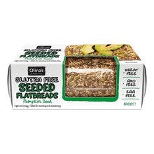 Olina's Bakehouse Gluten Free Seeded Flatbreads Pumpkin 100g