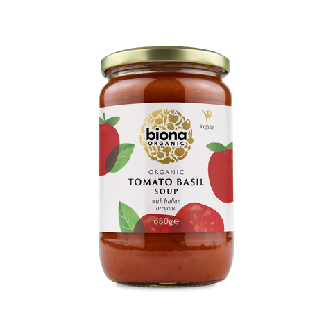 Biona Organic Tomato & Basil Soup 680g