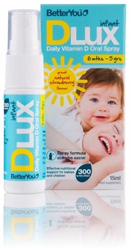 BetterYou Dlux Infant Vitamin D Oral Spray 15ml