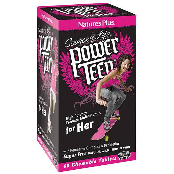 Natures Plus Power Teen For Her 60 Tabs