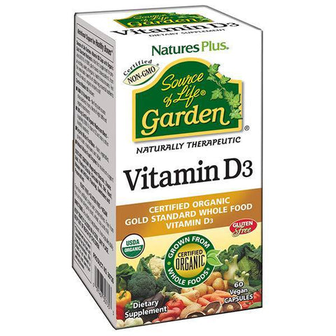 Natures Plus Source of Life Garden Vitamin D3 60 Caps