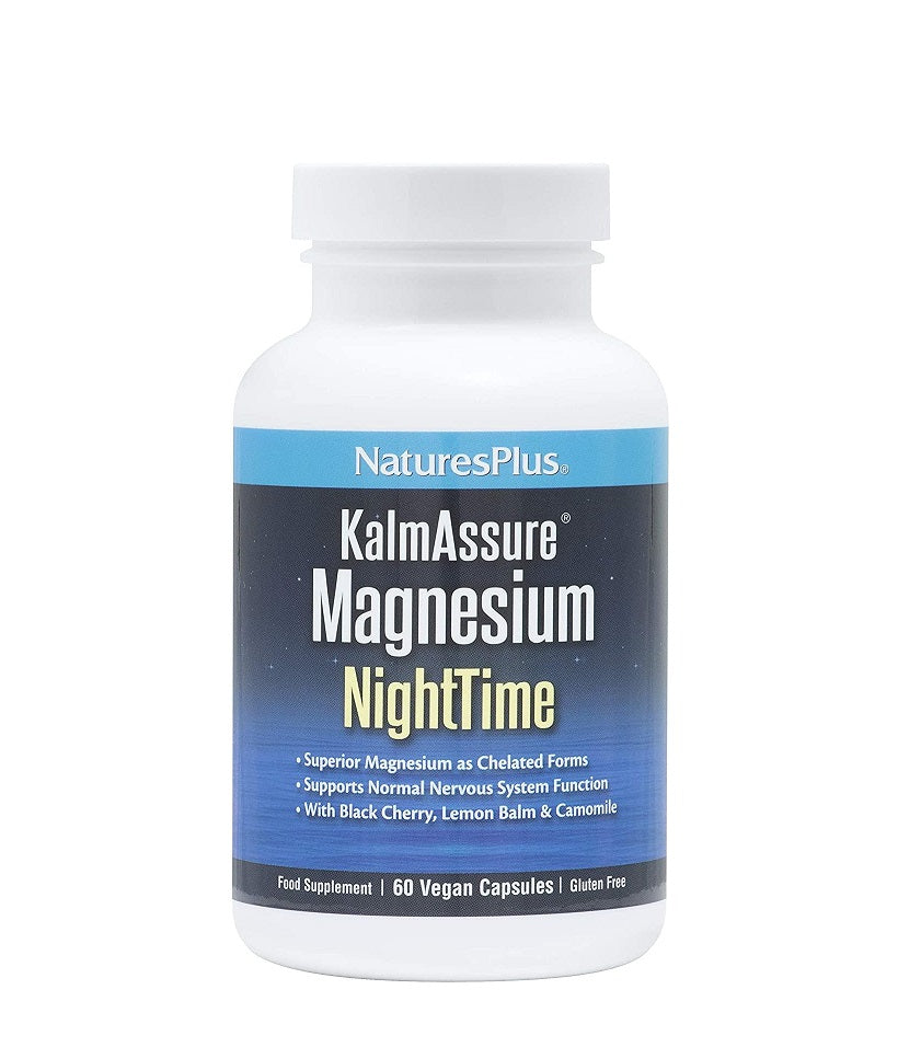 Natures Plus KalmAssure Magnesium Night Time 60 Caps