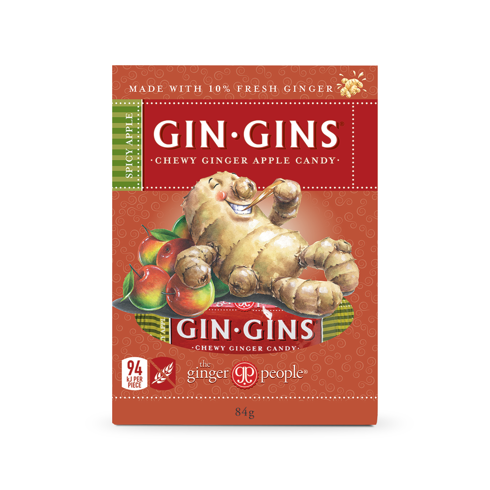 The Ginger People Gin Gins Spiced Apple 84g