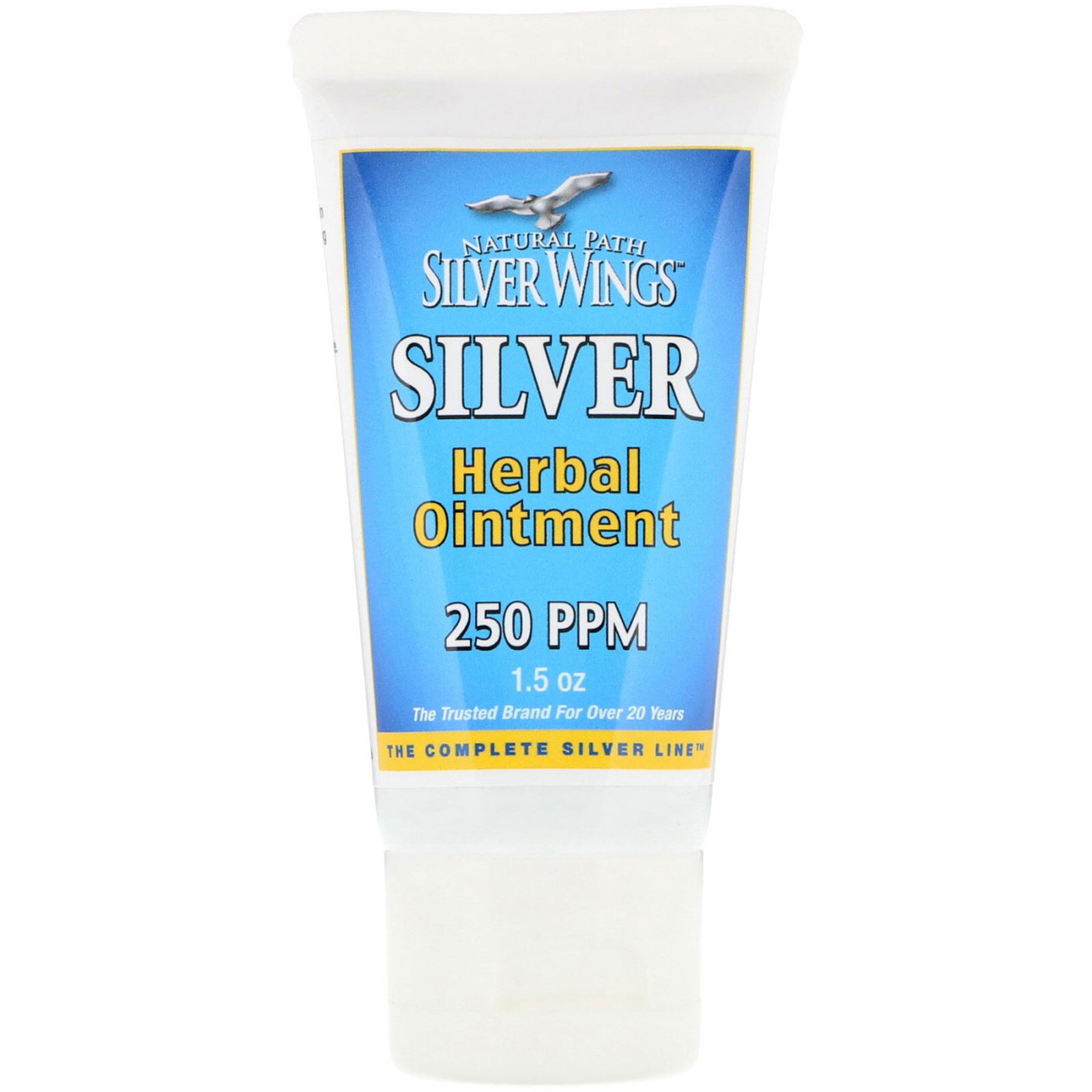 Natural Path Silver Wings Silver Herbal Ointment 250 PPM 1.5 oz