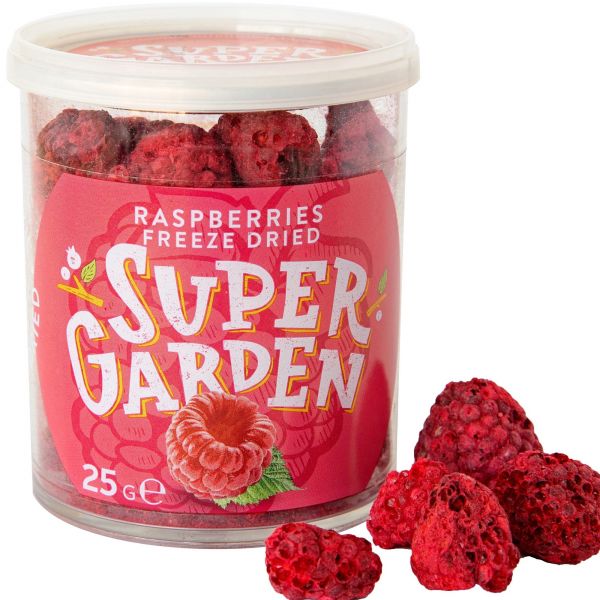 Super Garden Freeze-Dried Raspberries 25g
