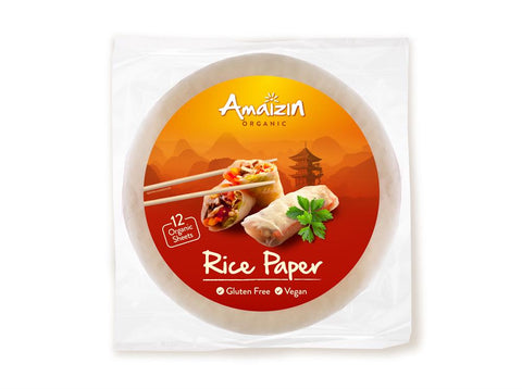Amaizin Organic Gluten Free Rice Paper 12 Sheets
