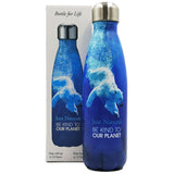 Just Natural Stainless Steel Drinks Bottle 500ml Polar Bear