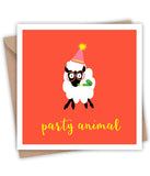 Lainey K Party Animal Birthday Card
