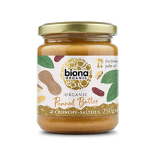 Biona Organic Peanut Butter Crunch With Sea Salt 250g