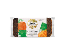Biona Organic Rye Bread With Pumpkin Seed 500G
