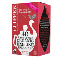 Clipper Organic Fairtrade English Breakfast Tea 40 Bags