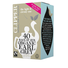 Clipper Organic Fair Trade Early Grey Tea 40 Bags