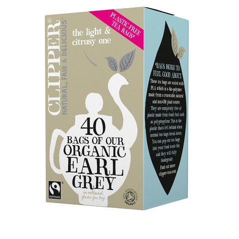 Clipper Organic Fair Trade Early Grey Tea 40 Bags