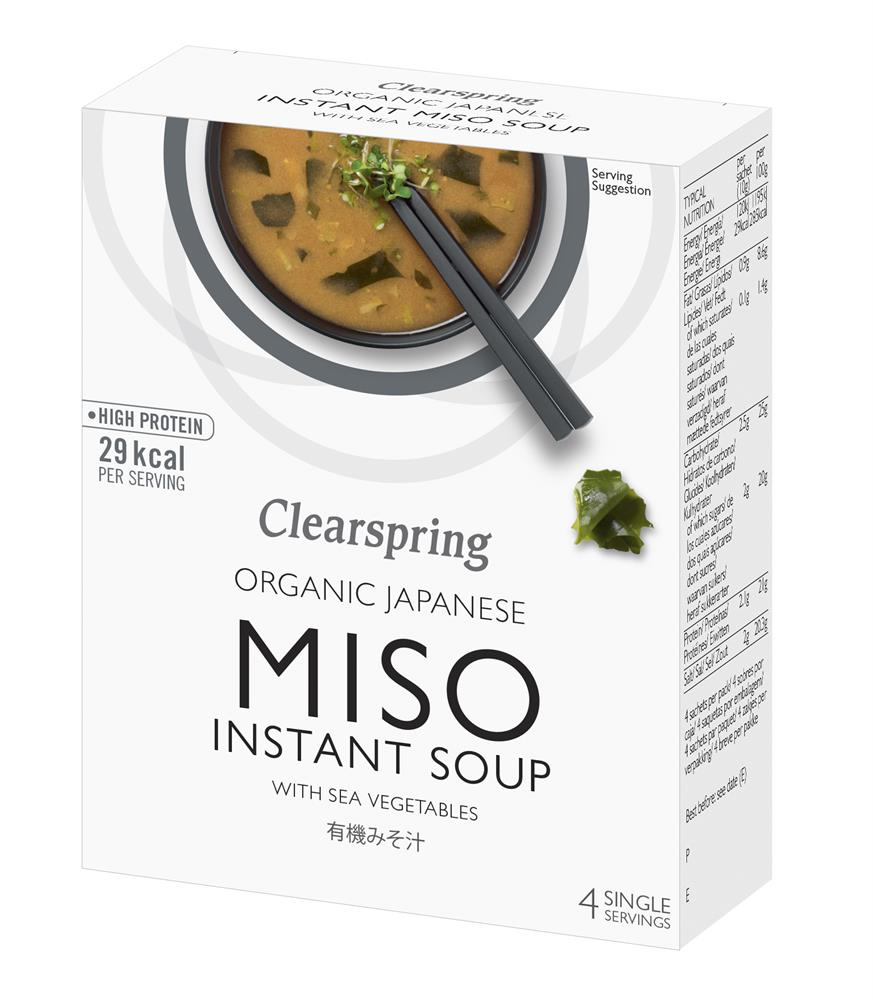 Clearspring Instant Miso Soup with Sea Vegetables 40g