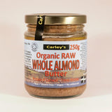 Carleys Organic Raw Almond Butter 250g