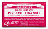 Dr. Bronner Soap Bars Organic Rose Soap Bar 140g