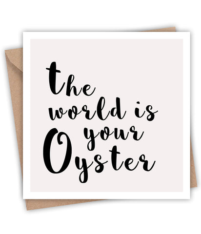 Lainey K The World is your Oyster Card
