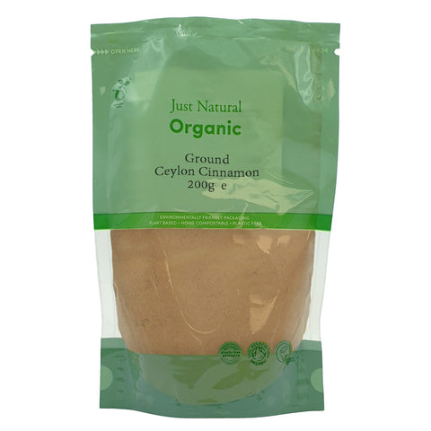 Just Natural Ceylon Cinnamon Organic 200g