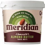 Meridian Almond Butter Smooth 100% Nuts 1Kg