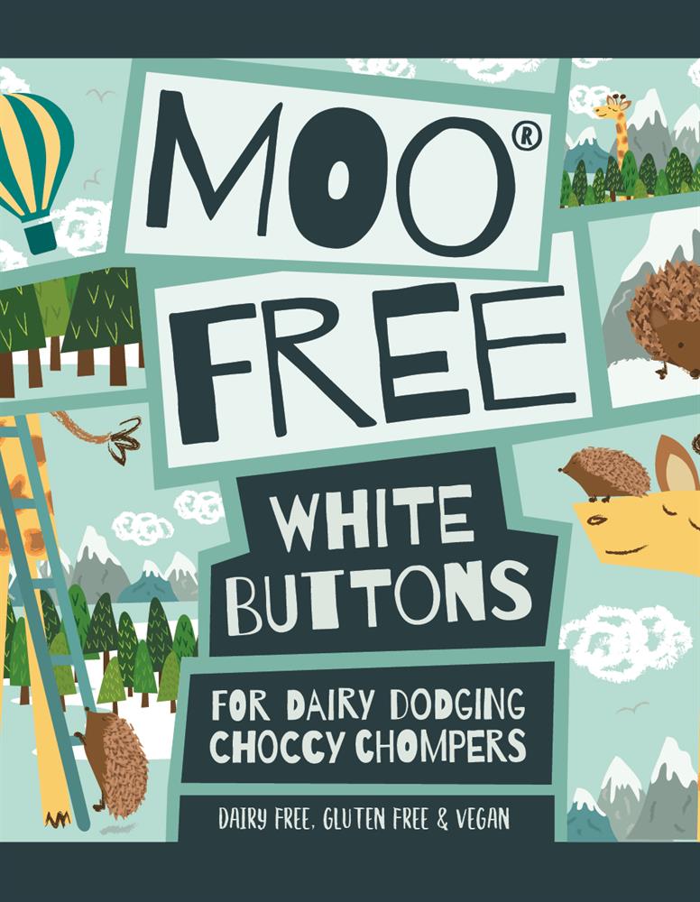 Moo Free Buttons White 25g