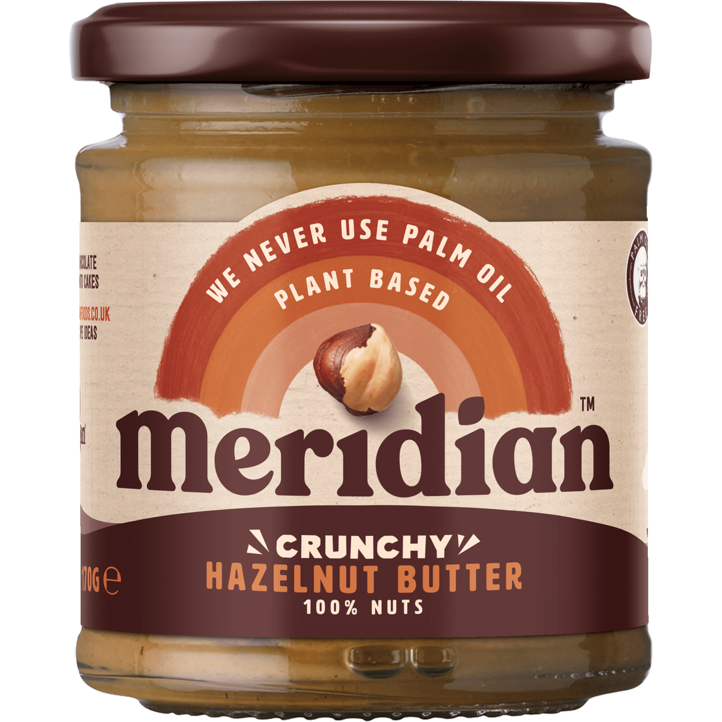 Meridian 100% Hazelnut Butter Crunchy 170G