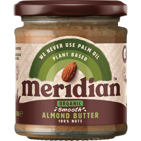 Meridian Organic Almond Butter Smooth With Salt 170G