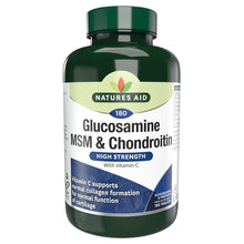 Natures Aid Glucosamine MSM & Chondroitin 180 Tabs