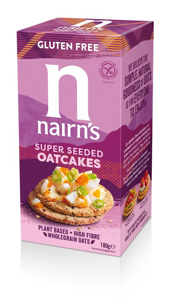 Nairns Gluten Free Super Seed Oatcakes 180g