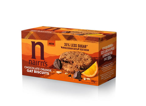 Nairns Chocolate Orange Oat Biscuits 200g