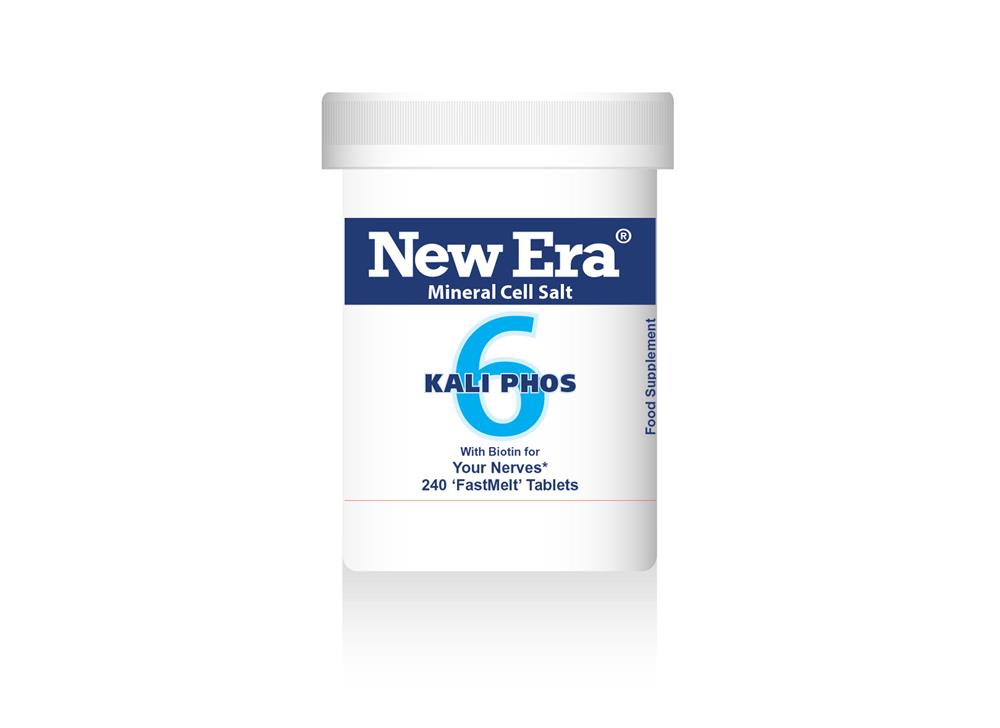 New Era Tissue Salts 6 Kali Phos 240 Tabs