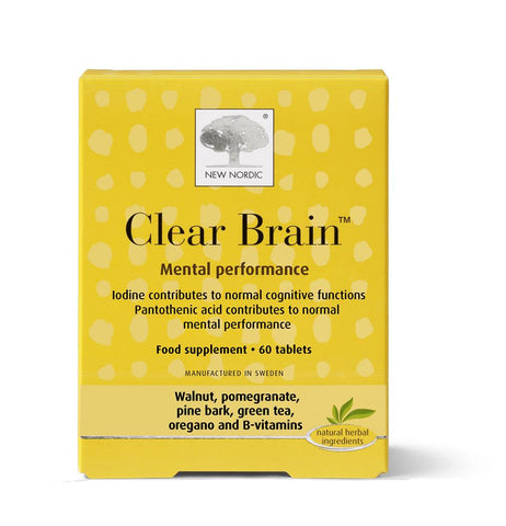 New Nordic Clear Brain 60 Tabs