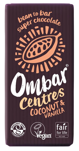 Ombar Organic Coconut & Vanilla Centres 35G