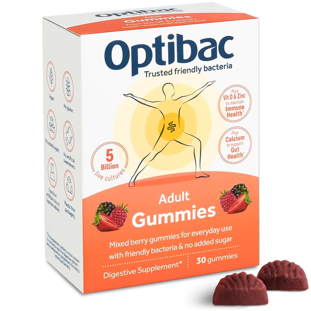 Optibac Probiotics Adult Gummies 30 gummies