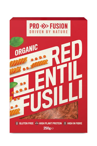 Profusion Organic Red Lentil Fusilli Gluten & Grain Free 250g