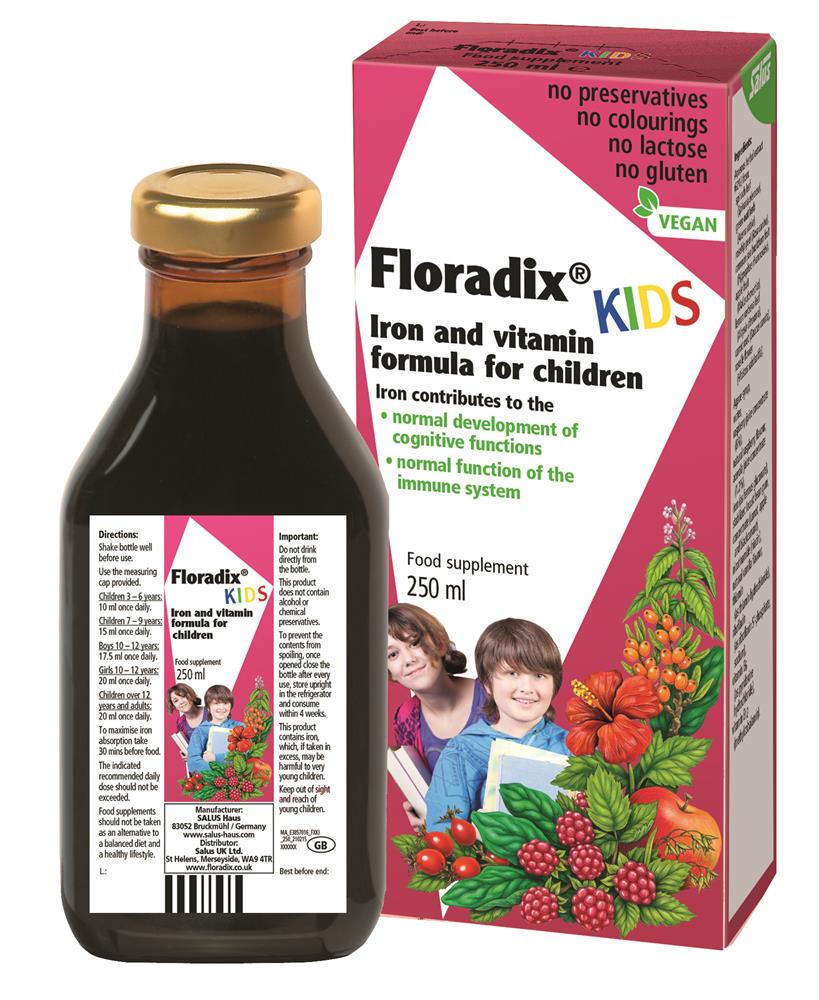 Floradix Kids Liquid Iron Formula 250ml