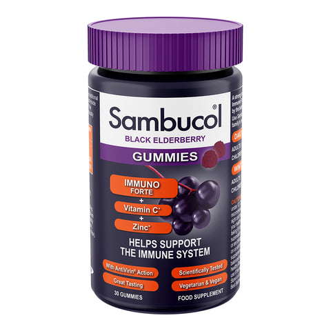 Sambucol Immuno Forte Black Elderberry 30 Gummies