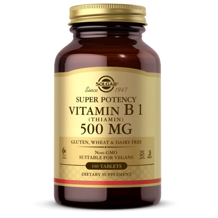 Solgar Vitamin B1 500 mg (Thiamin) Tablets 100