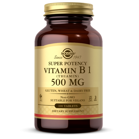 Solgar Vitamin B1 500 mg (Thiamin) Tablets 100