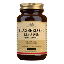Solgar Cold Pressed Flaxseed Oil 1250 mg Softgels 100